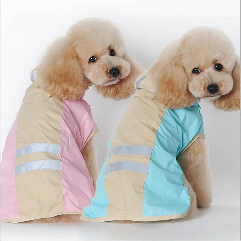 

Reflective Pet Dog Raincoat Clothes Dog Puppy Casual Waterproof Jacket Costumes Rain Coat For Dog Clothes Rain