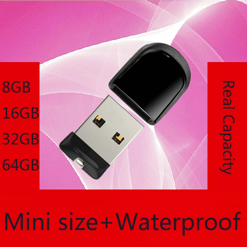 Купить Mini USB 2,0 Водонепроницаемый флешки 512 ГБ USB флэш накопитель 512 ГБ накопитель 64 ГБ карту памяти Memory Stick 128 ГБ супер крошечные Бизнес подарок
