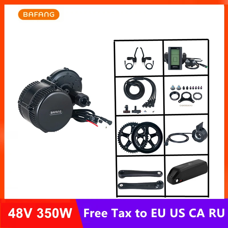 Bafang 8fun 48 V 350 W BBS01B Mid Drive Motor Conversion Kits C965 C961 Mit 48 V 17AH Lithium-Batterie für Eletric Fahrrad Kits Bafang 8fun 48 V 350 W BBS01B Mid Drive Motor Conversion Kits C965 C961 Mit 48 V 17AH Lithium-Batterie für Eletric Fahrrad Kits