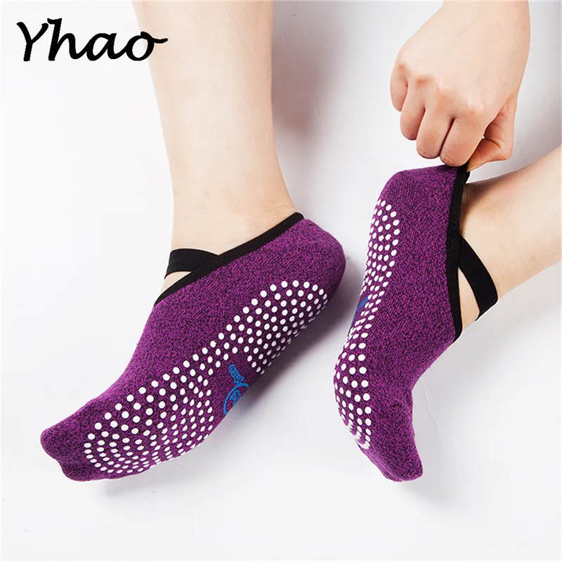 Buy Yhao Anti Slip Yoga Ankle Grip Cotton Pilates