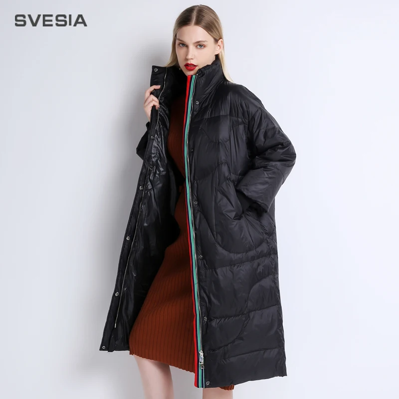 SVESIA пуховик для женщин зима 2018 Большие размеры Abrigos Mujer Invierno Befree Верхняя одежда