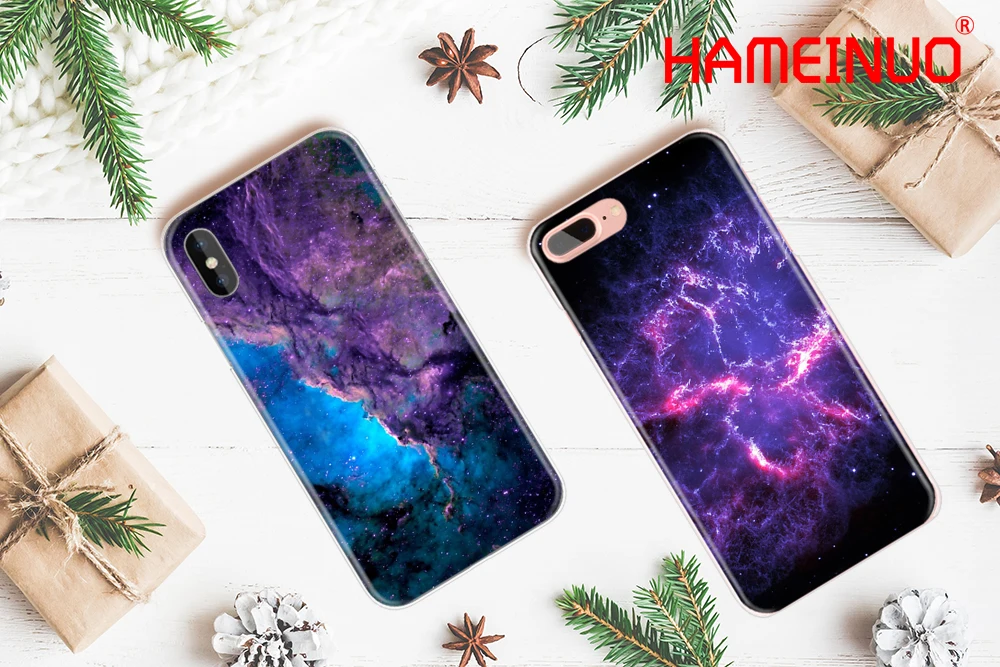 HAMEINUO, разноцветный Чехол для мобильного телефона galaxy universe, чехол для iphone 4 4s 5 5s SE 5c 6 6s 7 8 X plus