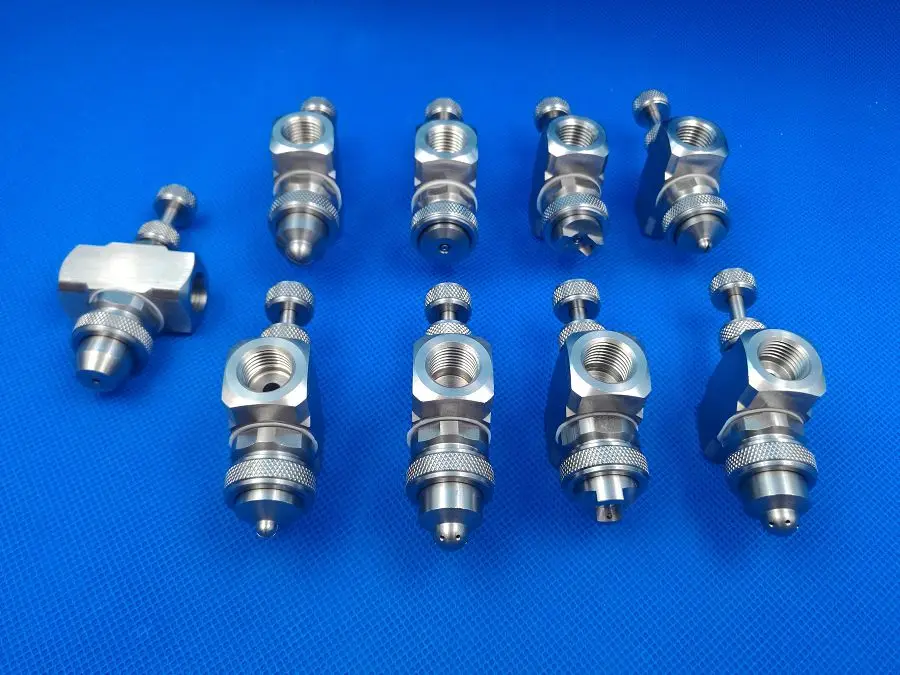 

Siphon feed/Pressure type air atomizing spray nozzle,fine mist fog nozzle,Lubricating and Spraying Water Siphon Atomizing Nozzle