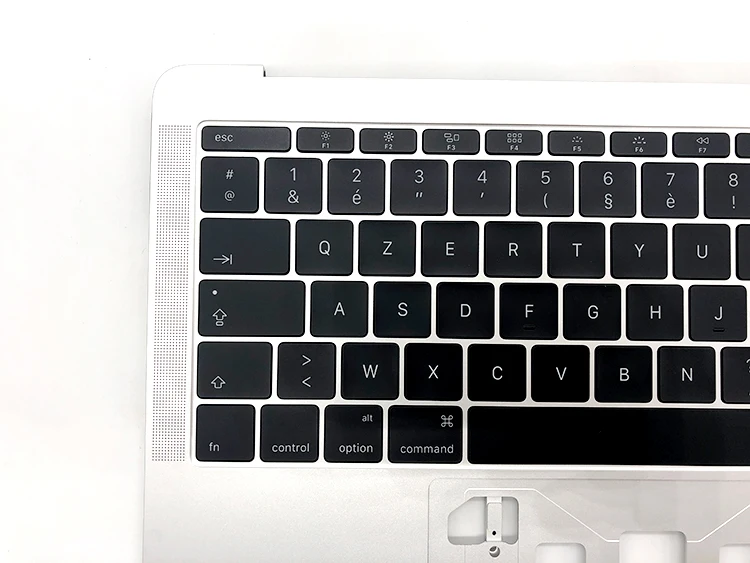 Серебряный чехол для ноутбука FR Французская клавиатура для MacBook Pro retina 1" A1708 Топ чехол Упор для рук Замена