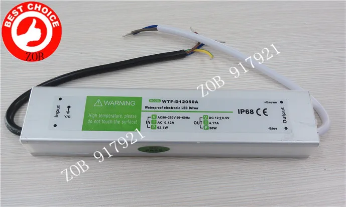 

80W 12V/24V LED power supply hight PF LED strip light modules luminous characters waterproof IP67 constant voltage power supply