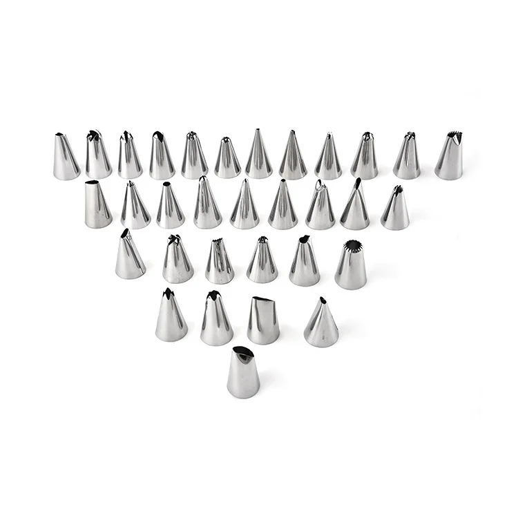Beemsk 36pcs Set Baking Cake Tools Stainless Steel Decoration Mouth Plus Silicone Eva Flower Bag With Decoration Nail Spot Tool Stainless Tool Toolmouth Bag Aliexpress