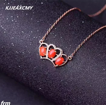 

KJJEAXCMY boutique jewelry, Shahu female pendant 925 silver color treasure cross clavicle chain