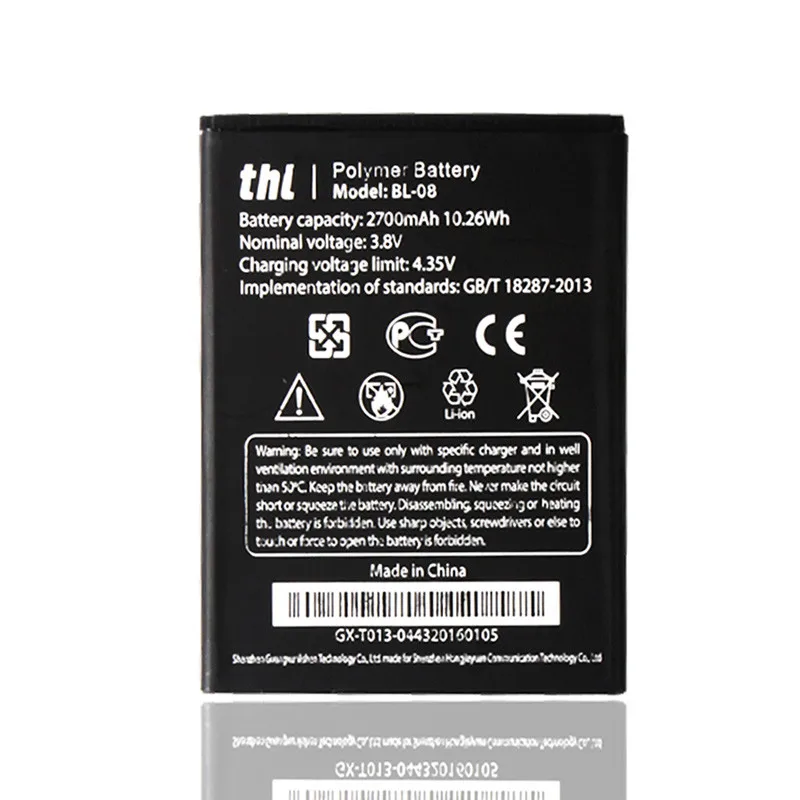 100% New Arrival Original battery for THL 2015 BL-08 Smartphone 2700mAh Replacment Battery | Мобильные телефоны и