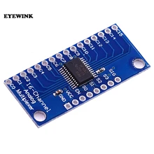 10 шт. CD74HC4067 16-канальный с аналоговым и цифровым дисплеем мультиплексор коммутационная плата модуль для Arduino