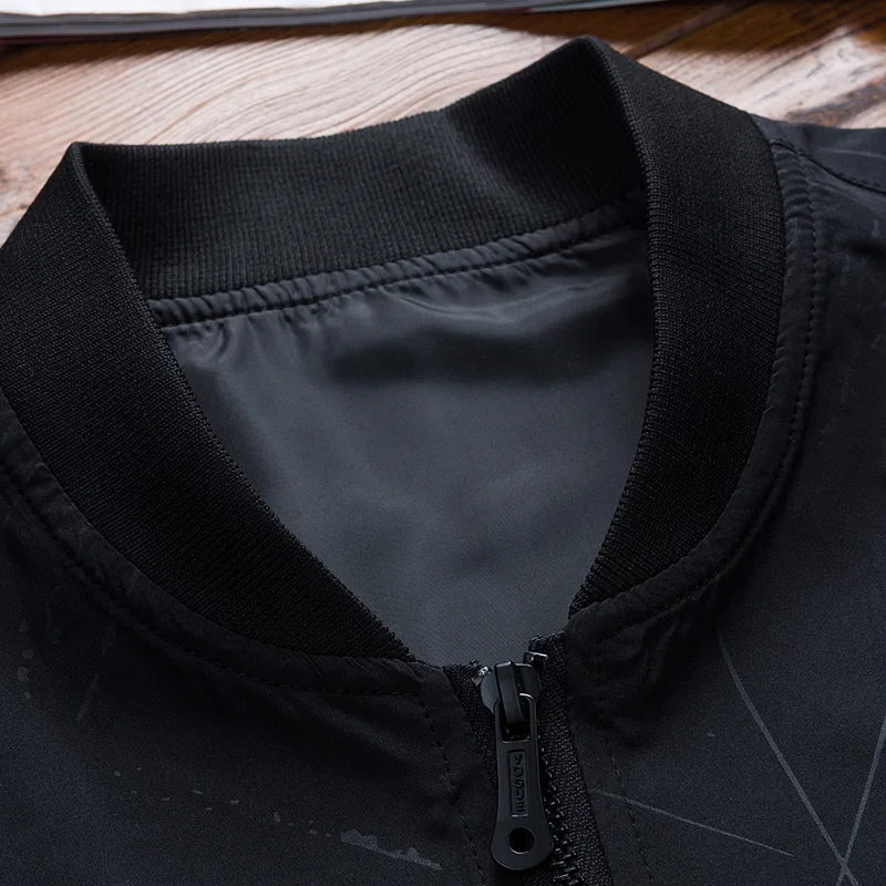 2019 Baseball Jacket Men Brand Casual Solid Fashion Slim Zipper Jackets Men High Quality Streetwear Overcoat Male Pilot Jackets 2019 Baseball Jacket Men Brand Casual Solid Fashion Slim Zipper Jackets Men High Quality Streetwear Overcoat Male Pilot Jackets