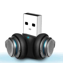 Беспроводной аудио передатчик Мини USB Bluetooth 3D адаптер для ТВ ПК гарнитура для ноутбука ключ двойной режим Музыка Звуковой приемник адаптер