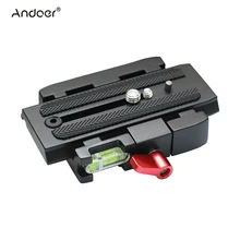 Andoer Алюминиевый быстросъемный Зажим адаптер+ Quick Release Plate P200 совместимый для Manfrotto 501 500AH 701HDV 503HDV Q5