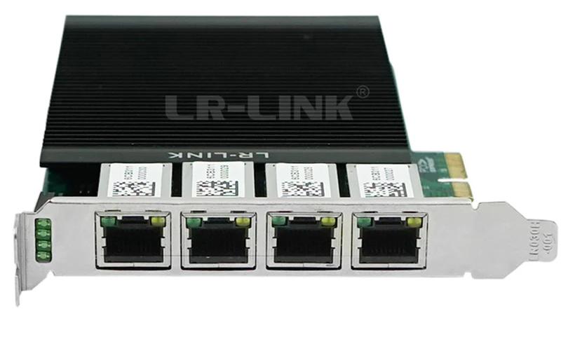 LRES2004PT-POE-PCI Express x4 Quad Port 802.3at PoE Gigabit Vision Frame Grabber Card (Based on Intel I350)2