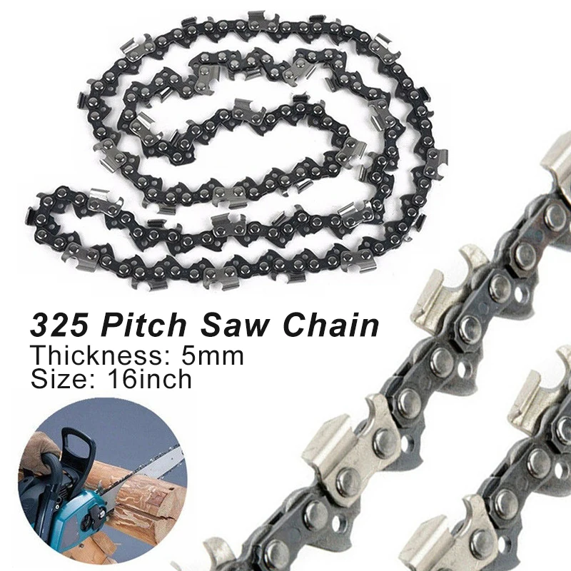 

Chainsaw Chains 16 Inch 325 Pitch 64DL Link Full Chisel Saw Chain Blade Replacement for Mower