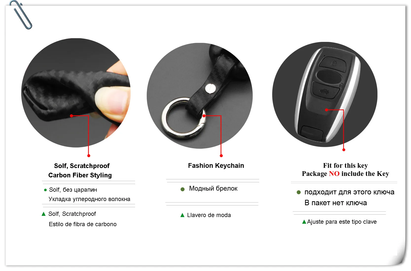 Keyforkess custodia in Silicone per auto Smart Key Fob per Subaru Legacy Impreza Forester XV Trezia BRZ WRX Levorg Outback Cover in fibra -