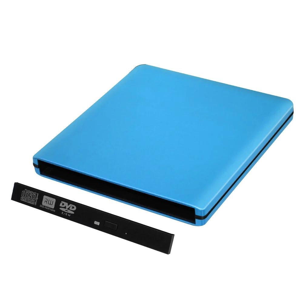 DeepFox Алюминий 12,7 мм USB 3,0 внешний DVD оптических дисков Корпус SATA II внешний DVD Case Поддержка 3,0 Гбит/с