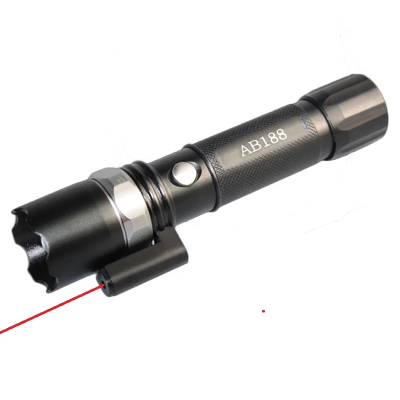 Buy Professional Hunting Flashlight With Laser Pointer