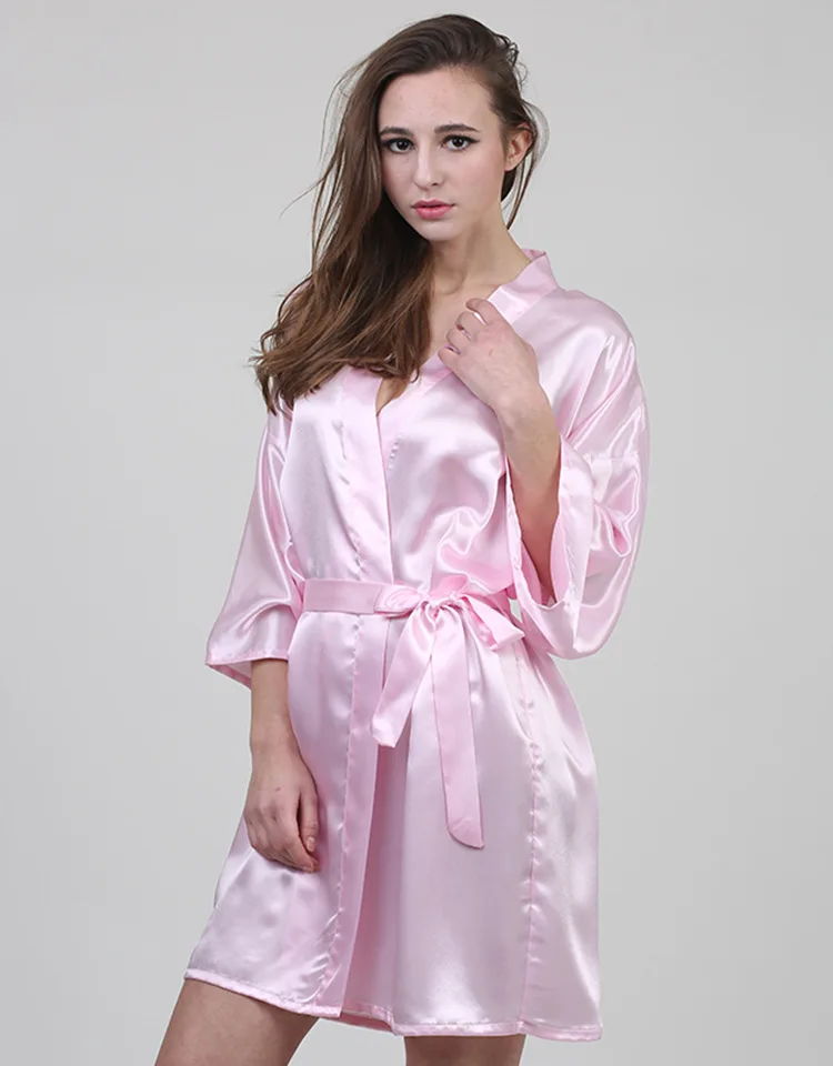 Очаровательный Lakeblue Для женщин халат шелковый халат кимоно одежда для невесты; пикантные Домашняя одежда женская одежда Vestido S M L XL XXL