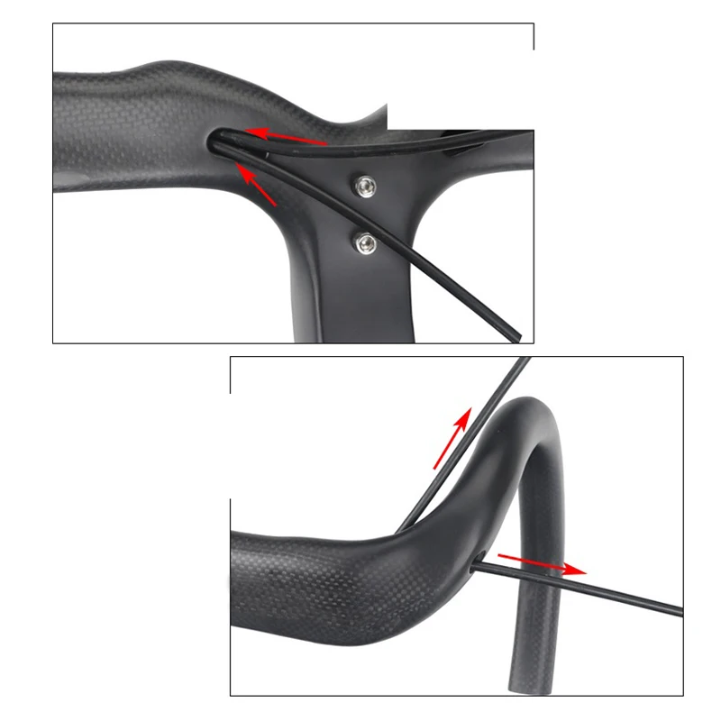 Manillar de carbono carretera RXL SL manillar de bicicleta integrado manillar y vástago 3 K ultraligero 2019 manillar de gota - 5