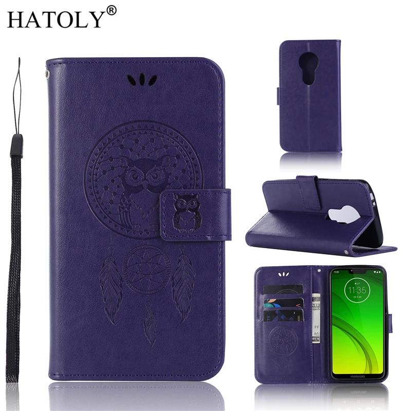 

Cover For Motorola Moto G7 Power Leather Case For Moto G7 Power Flip Wallet Case Silicone Stand Bumper Phone Bag Case G7 Power