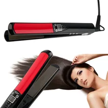 1 pcs Hair Straightener Digital LCD Display Titanium plates Flat Iron Professional Straightening Irons Styling Tools