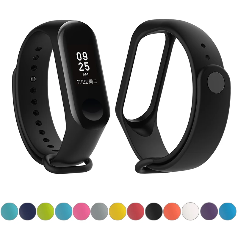 

Essidi For xiaomi mi Band 3 4 Bracelet Strap Silicone Smart Wrist Band Loop Replacement For xiaomi mi band 3 4 Fitness Watch