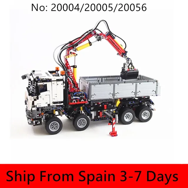 

Lepinblocks Technic Series Excavator Power Truck Technic RC Car Model Building Blocks Self-locking Bricks Set Toys 42043 42009
