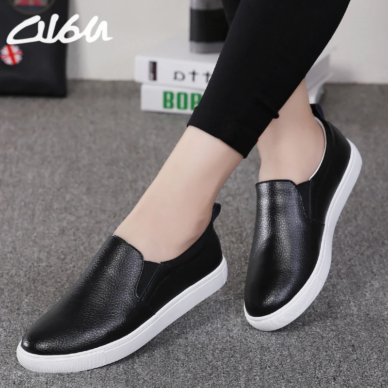 I Sole White Faux Leather Casual Shoes I Sole White Faux Leather Casual Shoes