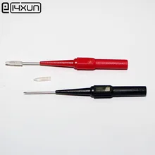 1 пара Диаметр 0,7mm защитное покрытие для фиксаторы зонд с 4 мм Стандартный разъем соединения для технического обслуживания автомобилей тестирование мультиметр Max.1A