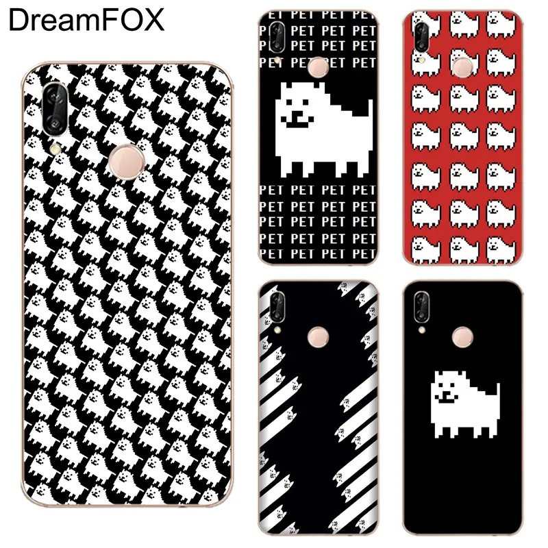 DREAMFOX K252 Undertale Annoying Dog Soft TPU Silicone Case Cover For Huawei Honor 6A 6C 7X 9 10 P20 Lite Pro P Smart |
