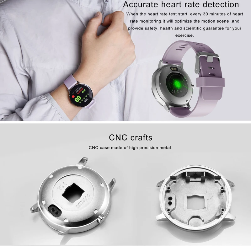 V11 Smart watch Activity Fitness tracker IP67 waterproof Heart rate monitor Tempered glass Men women smartwatch PK Q8