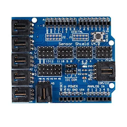 Für Arduino Sensor Shield V4 Digital Analogmodul Duemilanove Uno lc 