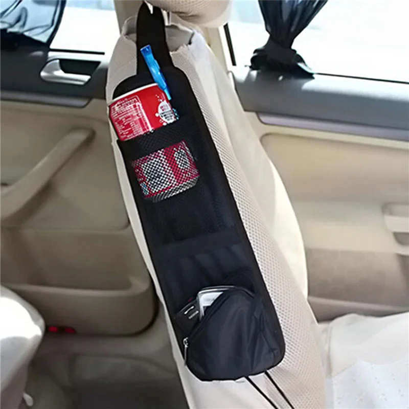 New & Useful Car Interior Seat Covers Hanging Bags with Storage Pockets