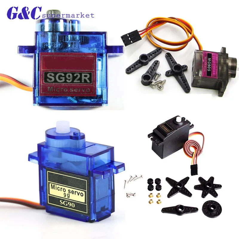 SG90 MG90S MG995 MG996 Pro 9g микро сервопривод для самолета аэроплана 6CH rc вертолет kds esky align |