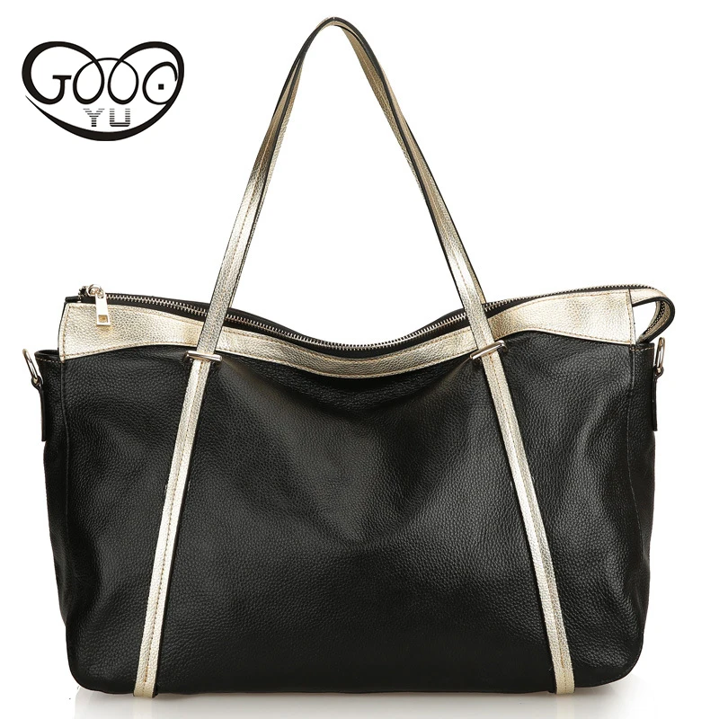 

GOOG.YU Bags Handbags Women Famous Brands Use Italy Cowhide Produced High Capacity Tote Bag Anti Wrinkle Wearable Bolsa Feminina