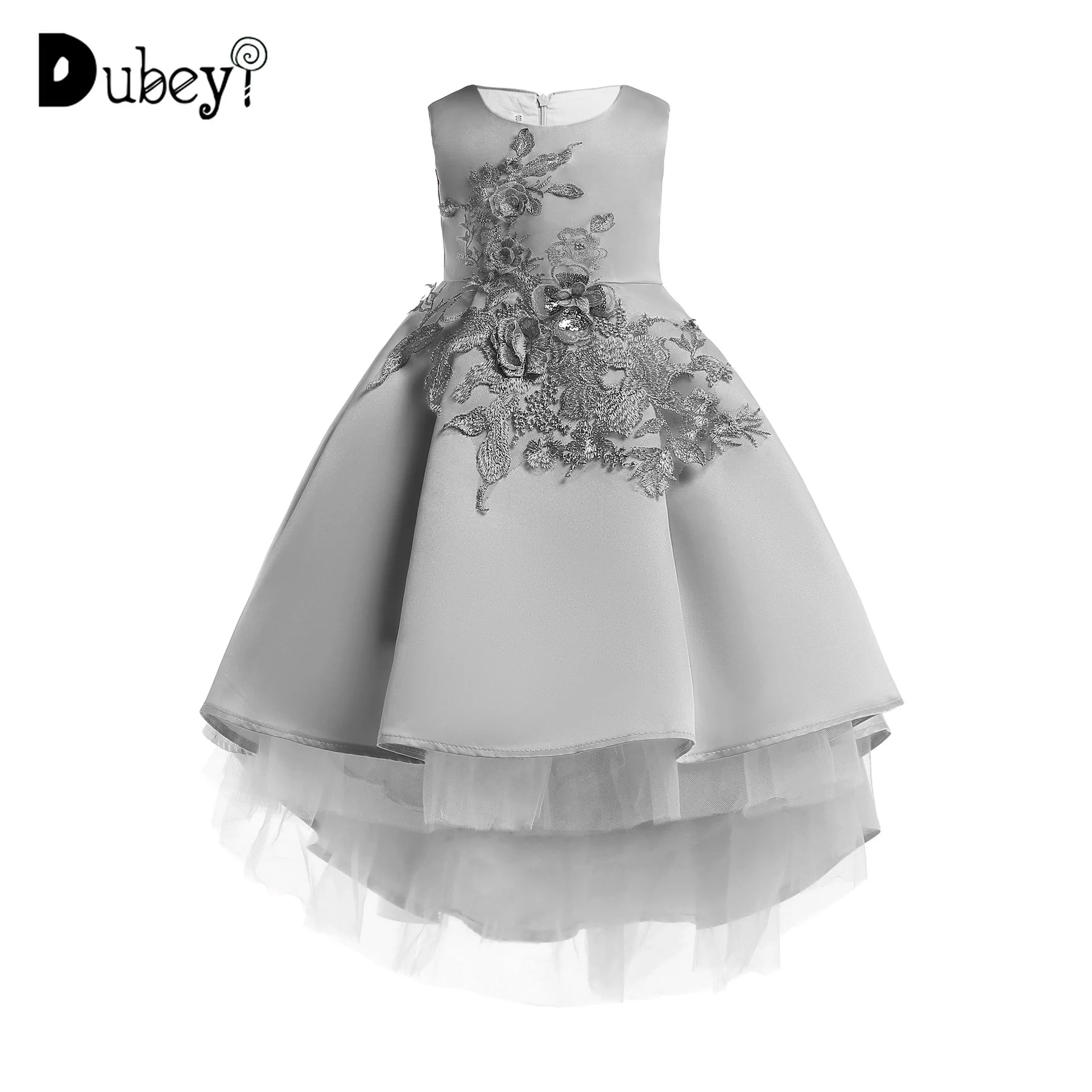 Платье принцессы «Русалочка» элегантные костюмы с цветочным рисунком для девочек, вечерние платья для девочек от 10 до 12 лет
