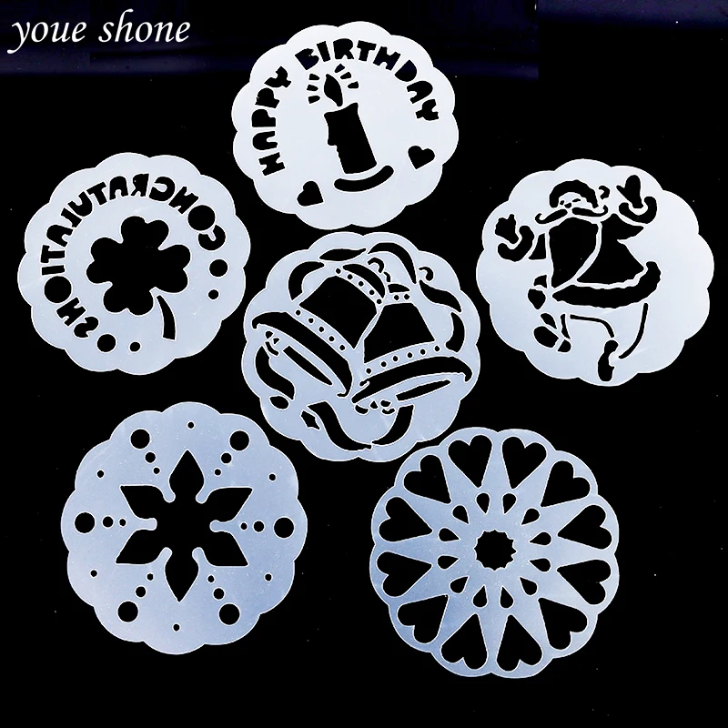 aliexpresscom buy newest diversity design stencil cake sets stencil