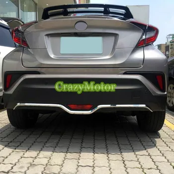 

For Toyota C-HR 2016-2019 Chrome Rear Bottom Brake Light Protector Cover Trim Car Styling