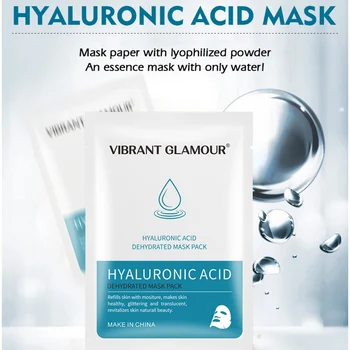 

VG hyaluronic Acid Anhydrous Face Mask Moisturizing Hydration Anti-Aging Repairing Whitening Facial Masks Beauty Face Skin Care
