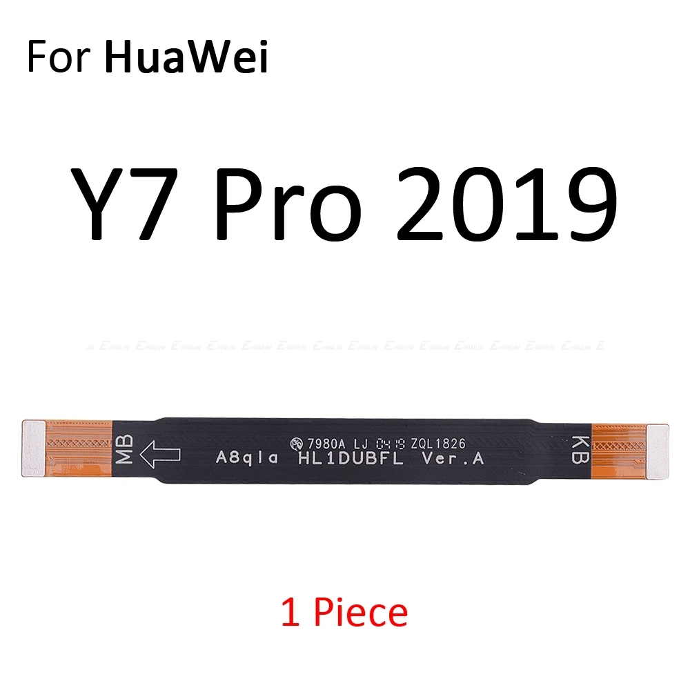 Материнская плата, материнская плата, ЖК-разъем, гибкий кабель для HuaWei Y9 Y7 Y6 Prime Pro Y5 GR5 - Цвет: For Y7 Pro 2019