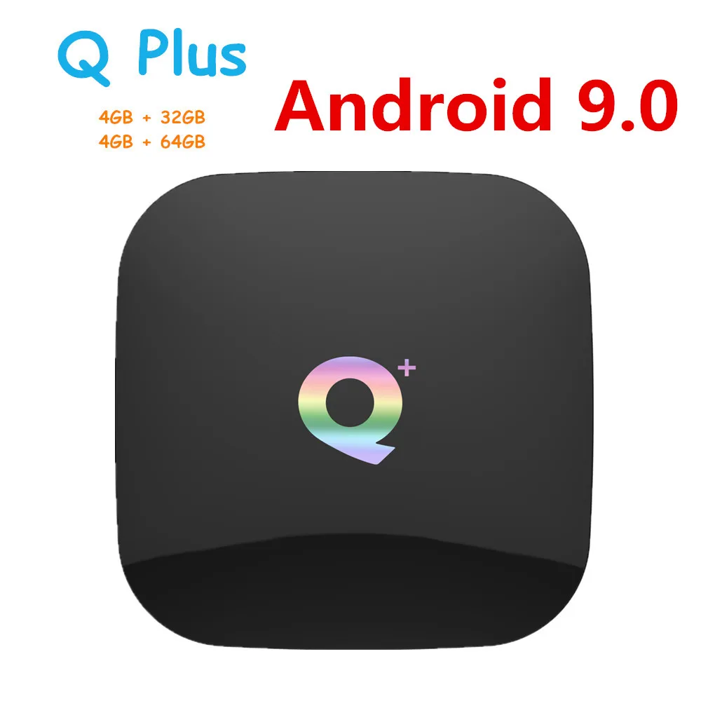 Новейший Q Plus Android 9,0 tv Box Allwinner H6 Четырехъядерный 4 ГБ ОЗУ 32 ГБ/64 Гб ПЗУ HD 6K H.265 USB3.0 Netflix умный медиаплеер