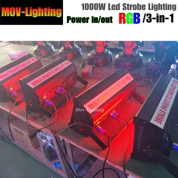 

4pcs/lot free shipping 1000W Led Power Same 3000W Flash Lamp 3PIN/5PIN DMX Strobe Light