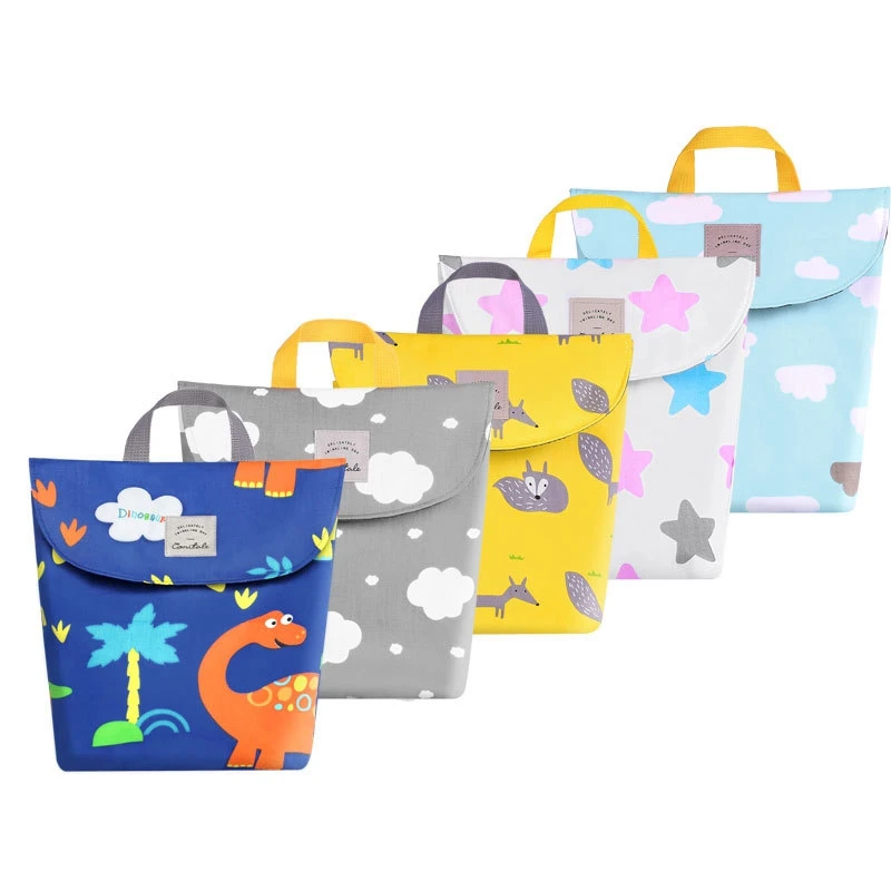 

Multifunctional Baby Diaper Portable Organizer Baby Reusable Waterproof Prints Diaper Bag Mother Storage Bag Travel Nappy Bag