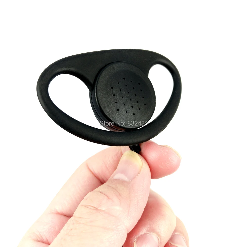 2 Pin D Shape Earpiece Headset Mic for Motorola GP88 8