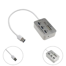 1 шт. микро USB 3,0 Combo 3 Порты сплитер Мощность адаптер карт памяти TF/SD/MS/M2 кард-ридер сенсорный экран все в одном ПК компьютер телефонные адаптеры аксессуары