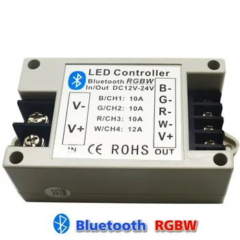 

RGB RGBW Led Strip light Bluetooth LED Controller, Smart Phone IOS Andriod APP control for 5050 3528 RGB LED Strip Lighting
