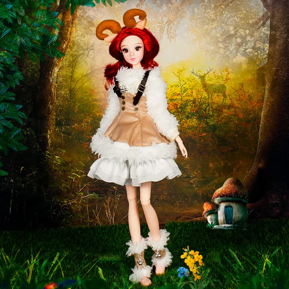 DBS MMGirl 12 Созвездие овна 1/6 30 см белое милое платье 14 шарнирных кукол с изысканной
