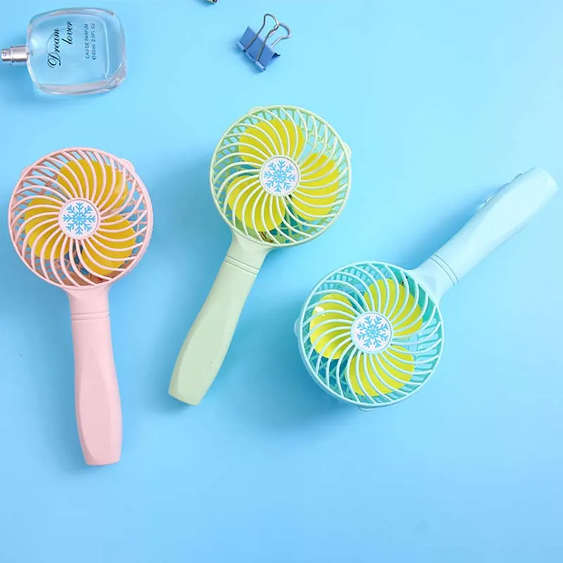 

Summer Pocket Durable Personal Candy Color Desktop USB Charge Outdoor Sports Camping Traveling Beach Handheld Cooling Fan