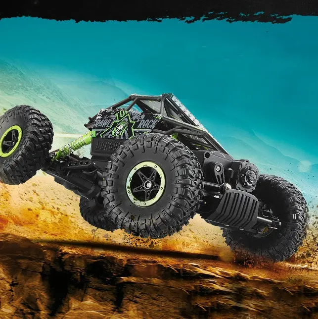 1:18 игрушечный Радиоуправляемый автомобиль 2 4G 4WD Rock Crawlers 4 Driving Car Double Motors Drive Big Foot