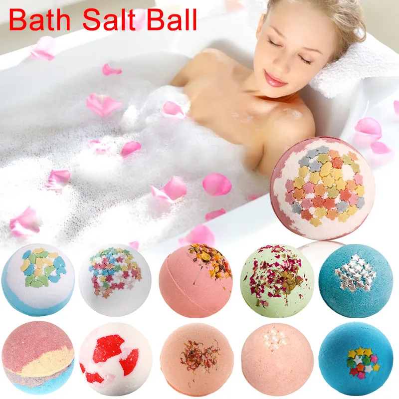 Высокое качество тела Очиститель Deep Sea соль для ванны тело аромат эфирного масла ванна мяч Природных Пузырь бомбы мяч